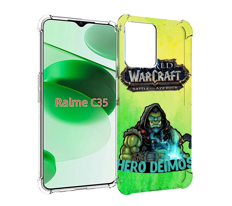 

Чехол MyPads world-of-warcraft мужской для Realme C35 / Narzo 50A Prime, Прозрачный, Tocco