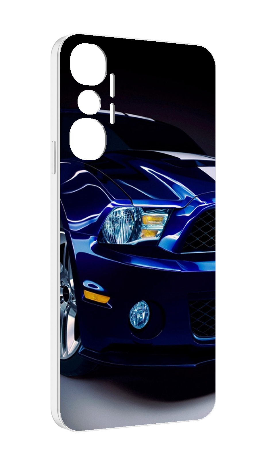 

Чехол MyPads Синяя-машина для Infinix Hot 20 4G, Прозрачный, Tocco
