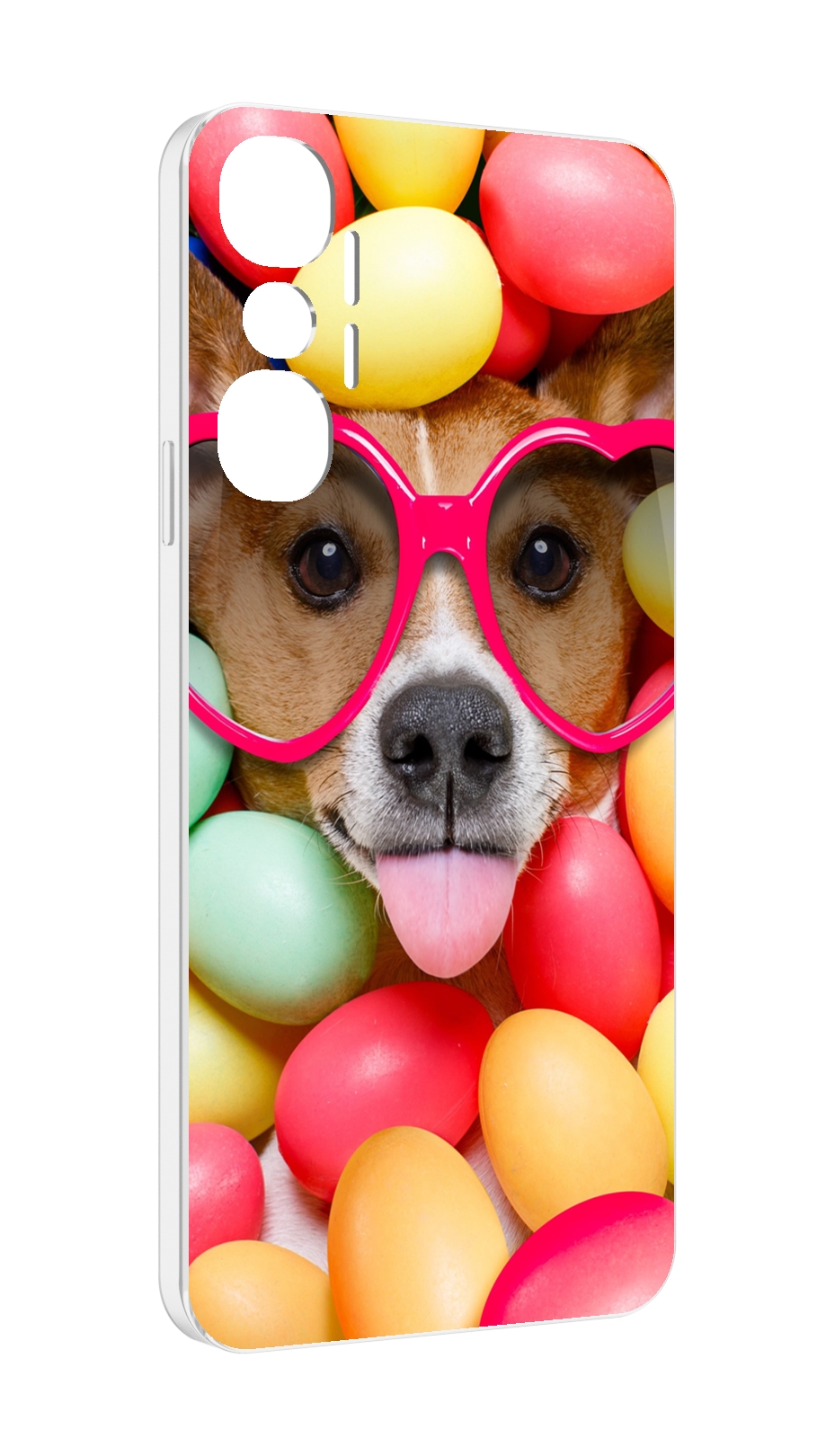 

Чехол MyPads Собака-в-яйцах для Infinix Hot 20 4G, Прозрачный, Tocco