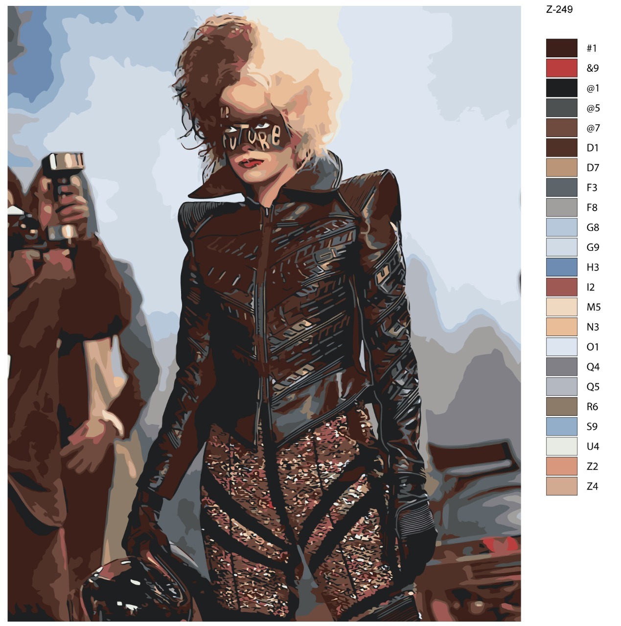 

Картина по номерам BRUSHES-PAINTS Z-249, Эмма Стоун Круэлла