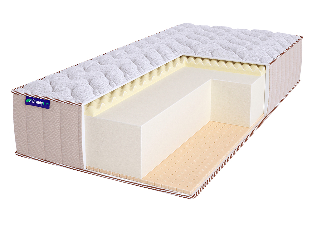 

Матрас BeautySon FOAM 18 Massage Latex LUX 120х200, Белый, FOAM
