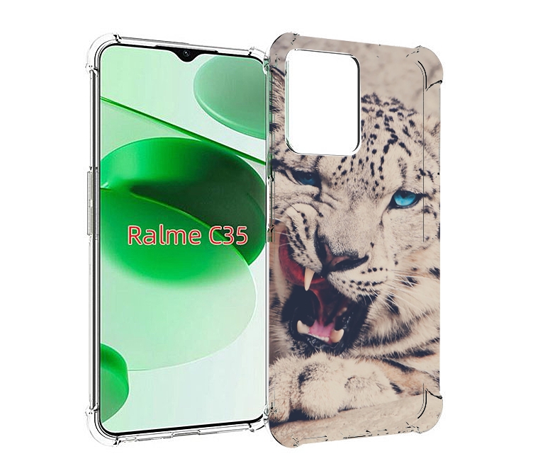 

Чехол MyPads Барсюня для Realme C35 / Narzo 50A Prime, Прозрачный, Tocco