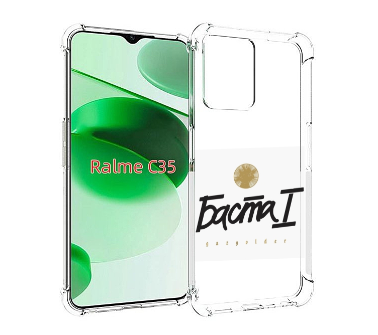 

Чехол MyPads Баста 1 для Realme C35 / Narzo 50A Prime, Прозрачный, Tocco