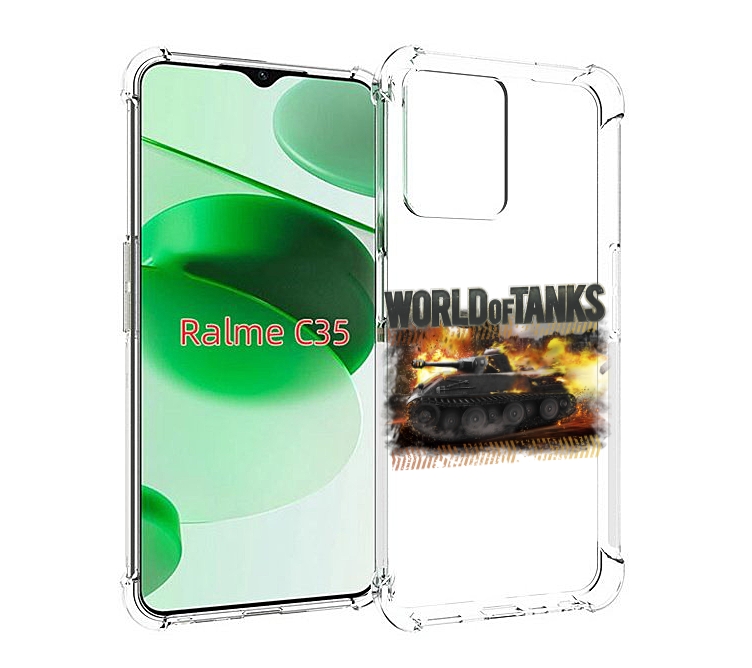 

Чехол MyPads Мир танков-2 для Realme C35 / Narzo 50A Prime, Прозрачный, Tocco