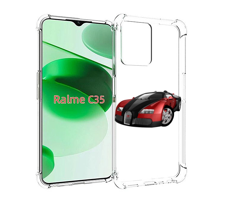 

Чехол MyPads Бука мужской для Realme C35 / Narzo 50A Prime, Прозрачный, Tocco