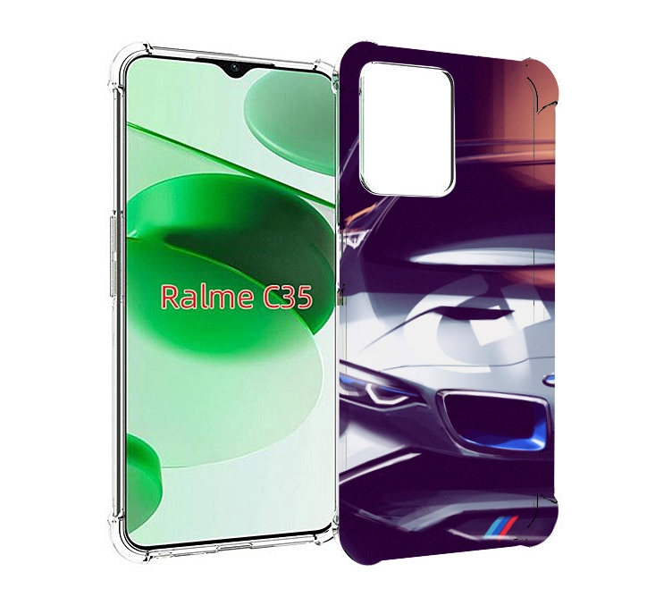 

Чехол MyPads Bmw мужской для Realme C35 / Narzo 50A Prime, Прозрачный, Tocco