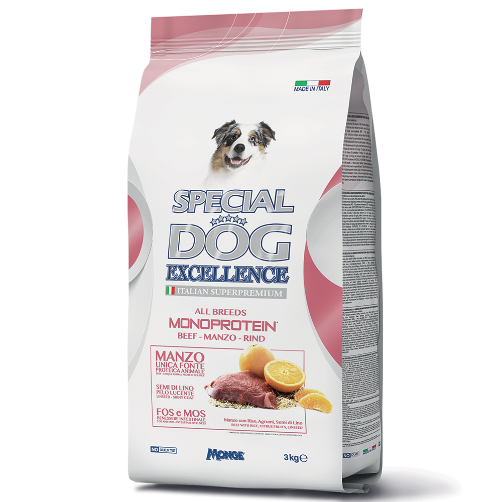 фото Сухой корм для собак special dog excellence monoprotein, говядина, 3кг