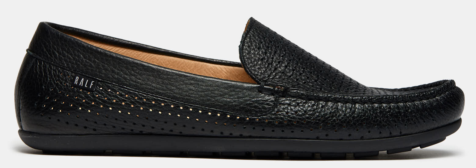 фото Мокасины мужские ralf ringer 581102 черные 43 ru