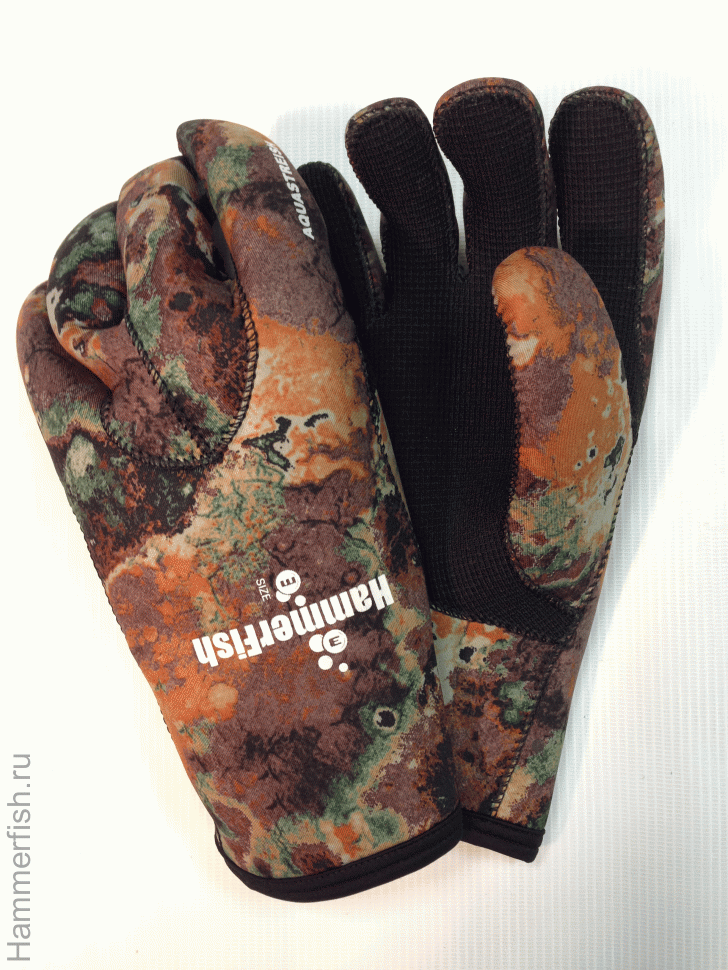 

Перчатки 5 мм AQUASTRETCH HAMMERFISH пятипалые XXL, Черный, HF31G5WAQXXL