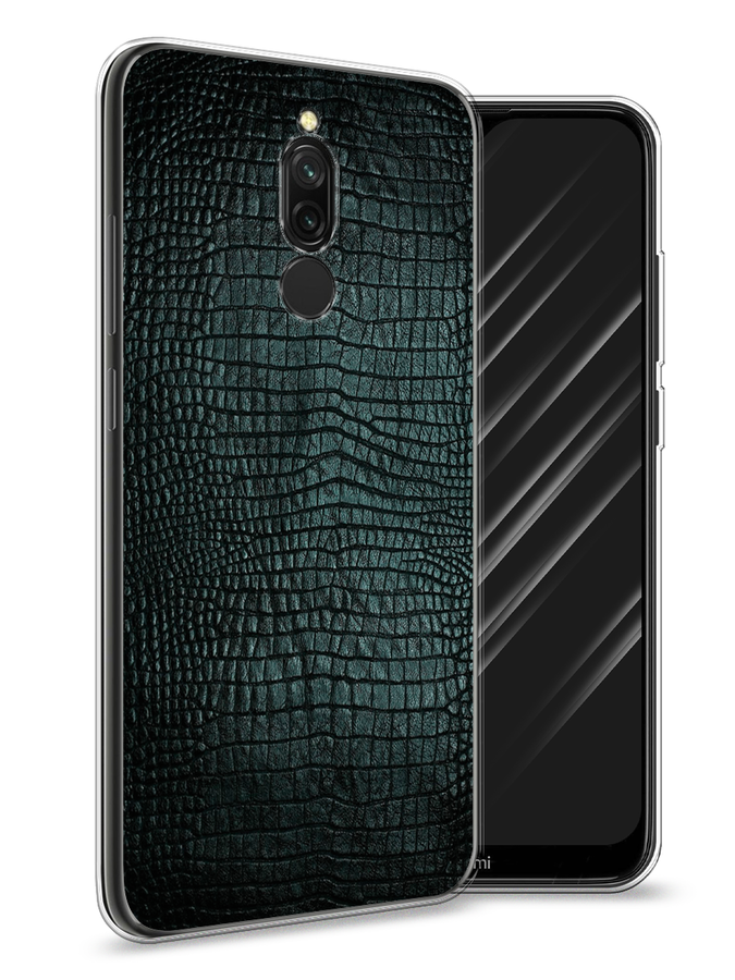 

Чехол Awog на Xiaomi Redmi 8 "Черная змея", Разноцветный, 37150-3