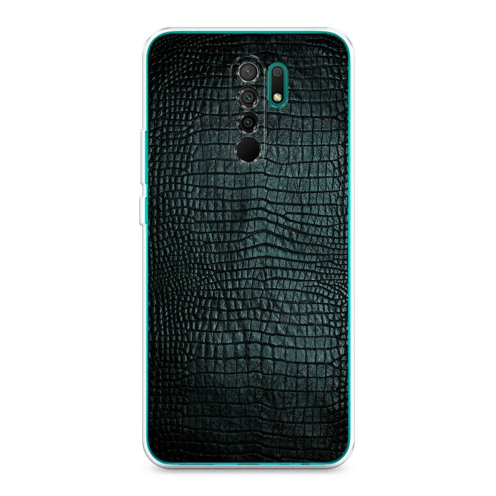 фото Силиконовый чехол "черная змея" на xiaomi redmi 9 awog