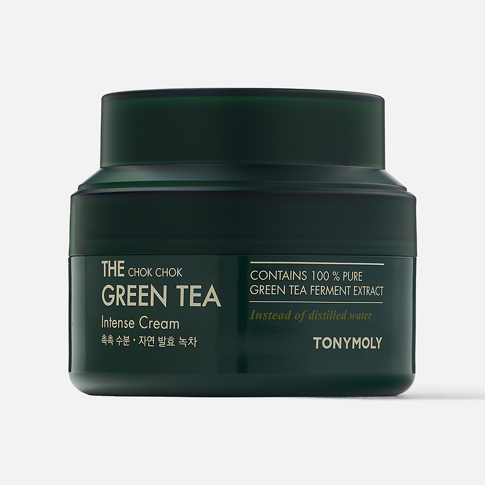 Крем для лица TONY MOLY The Chok Chok Green Tea Intense Cream увлажняющий 60 мл 2420₽