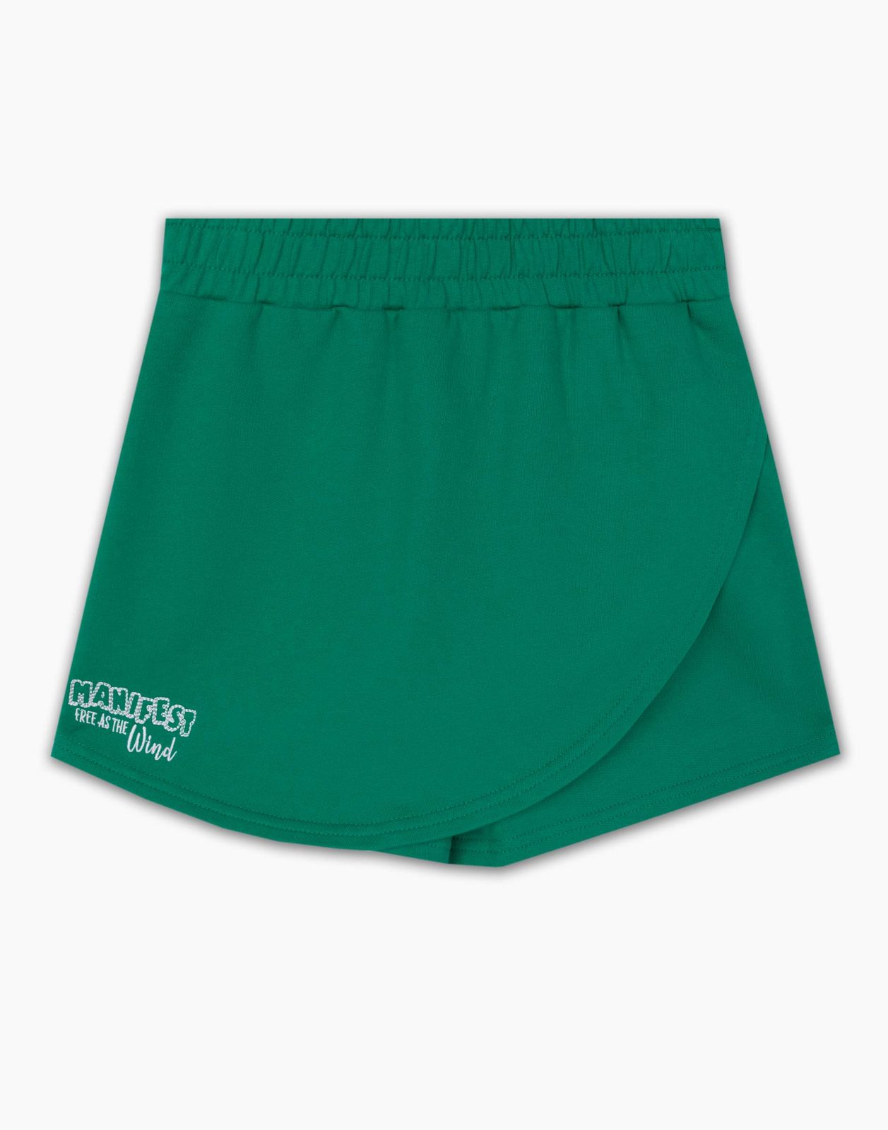 

Спортивная юбка-шорты для девочки Gloria Jeans GSH011690 зеленый 6-8л/128, GSH011690