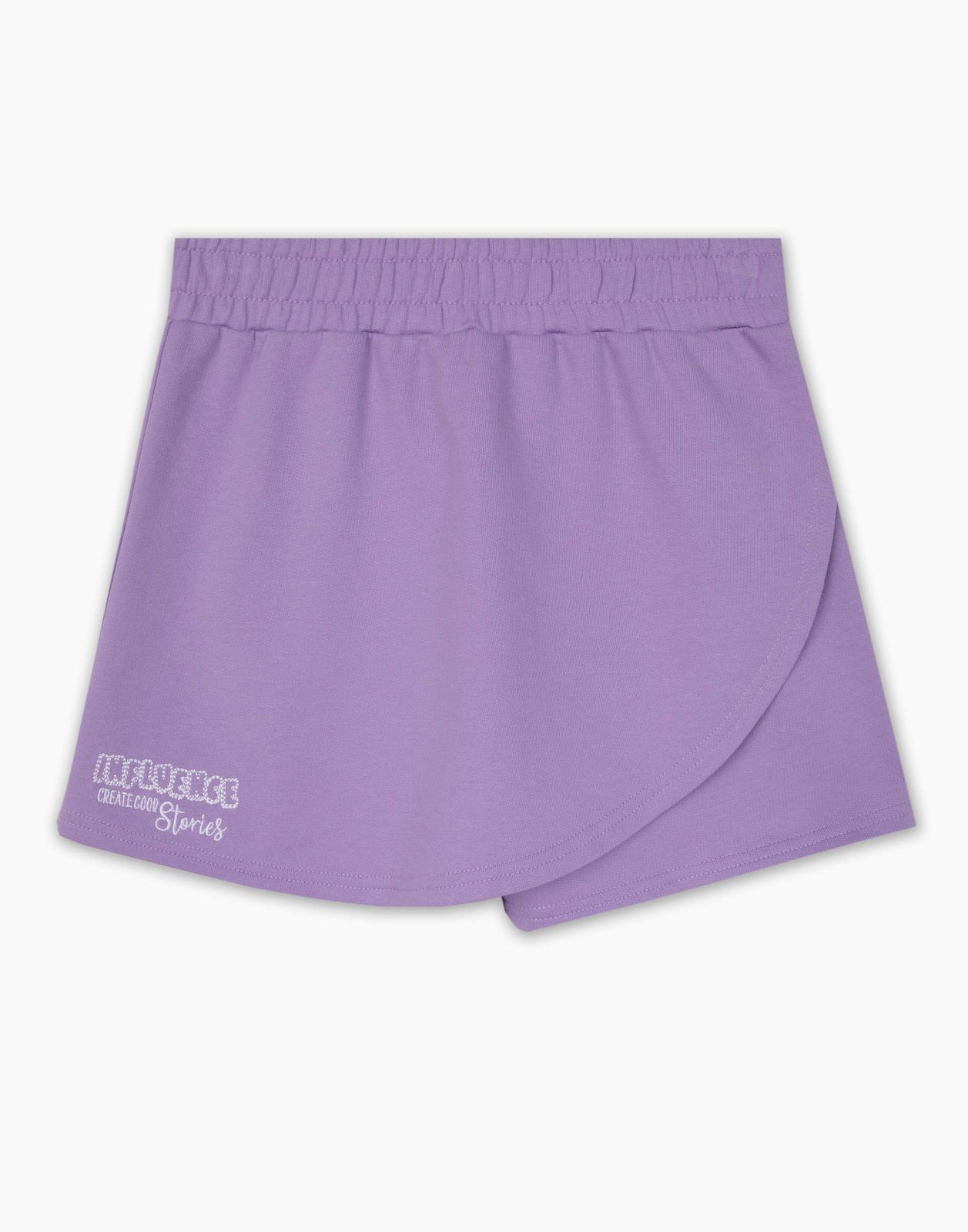 

Спортивная юбка-шорты для девочки Gloria Jeans GSH011690 сиреневый 2-4г/104, Фиолетовый, GSH011690