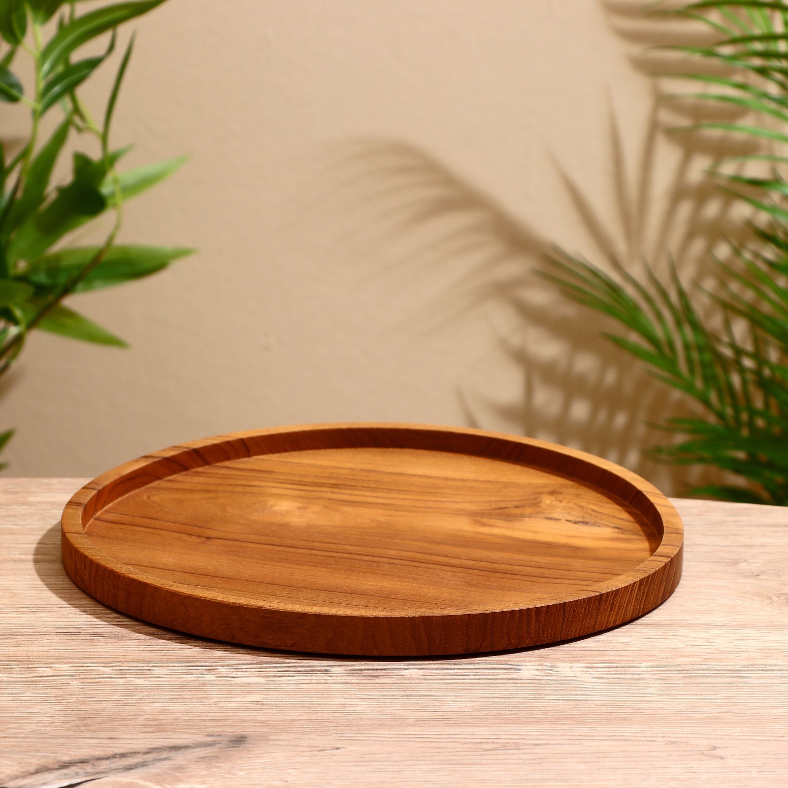 

Блюдо 25х25х2 см, тиковое дерево, Indonesian style