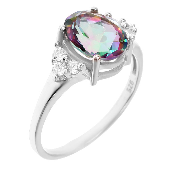 

Кольцо из серебра р. 16,5 Balex Jewellery 1410931305, кварц\фианит, 1410931305