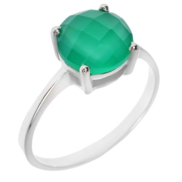 

Кольцо из серебра с хризопразом р. . Balex Jewellery 1410931319, 1410931319