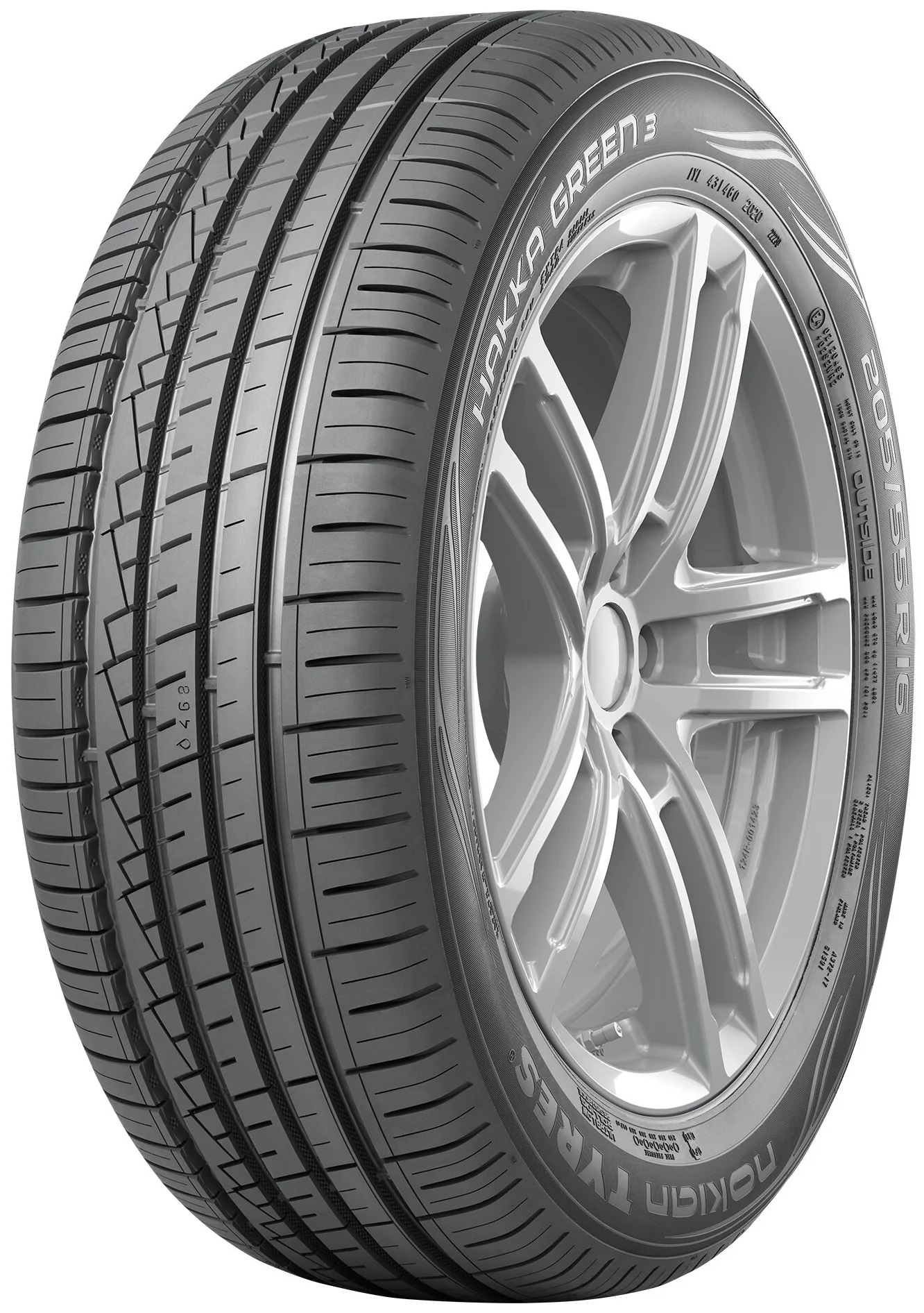 

Шины R15 195/55 Nordman Hakka Green 3 89V XL лето T431451