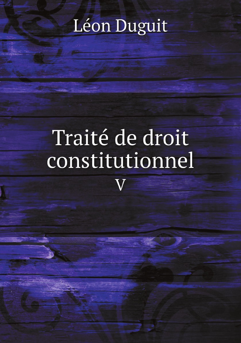 

Traite de droit constitutionnel