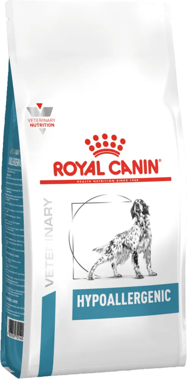 фото Сухой корм для взрослых собак royal canin hypoallergenic при пищевой аллергии 12 кг