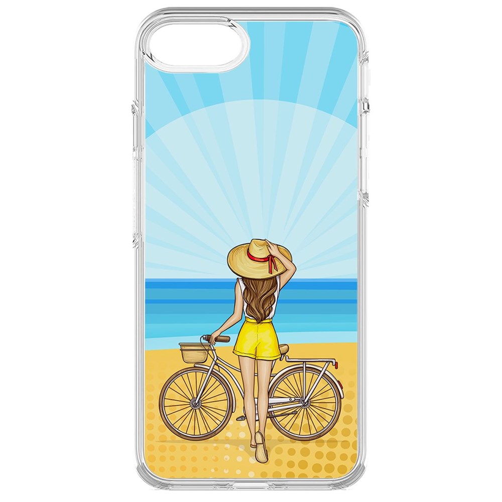 

Чехол-накладка Krutoff Clear Case Шорты женские для iPhone 6S