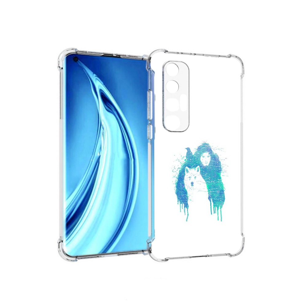 

Чехол MyPads Tocco для Xiaomi Mi 10S джон сноу (PT226949.296.323), Прозрачный, Tocco