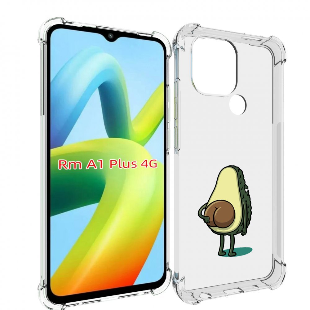 

Чехол MyPads смешной авокадо сзади для Xiaomi Redmi A1 Plus +, Прозрачный, Tocco