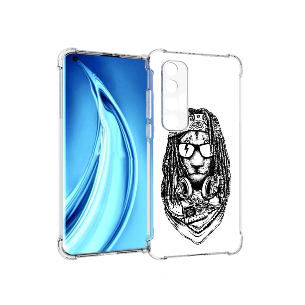 

Чехол MyPads Tocco для Xiaomi Mi 10S дреды льва (PT226949.296.338), Прозрачный, Tocco