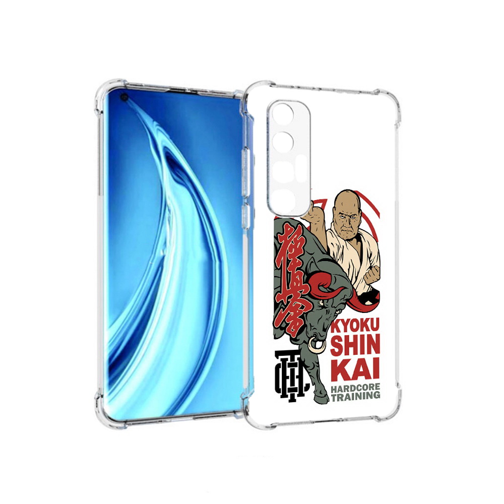 

Чехол MyPads Tocco для Xiaomi Mi 10S единоборства рисунок (PT226949.296.343), Прозрачный, Tocco