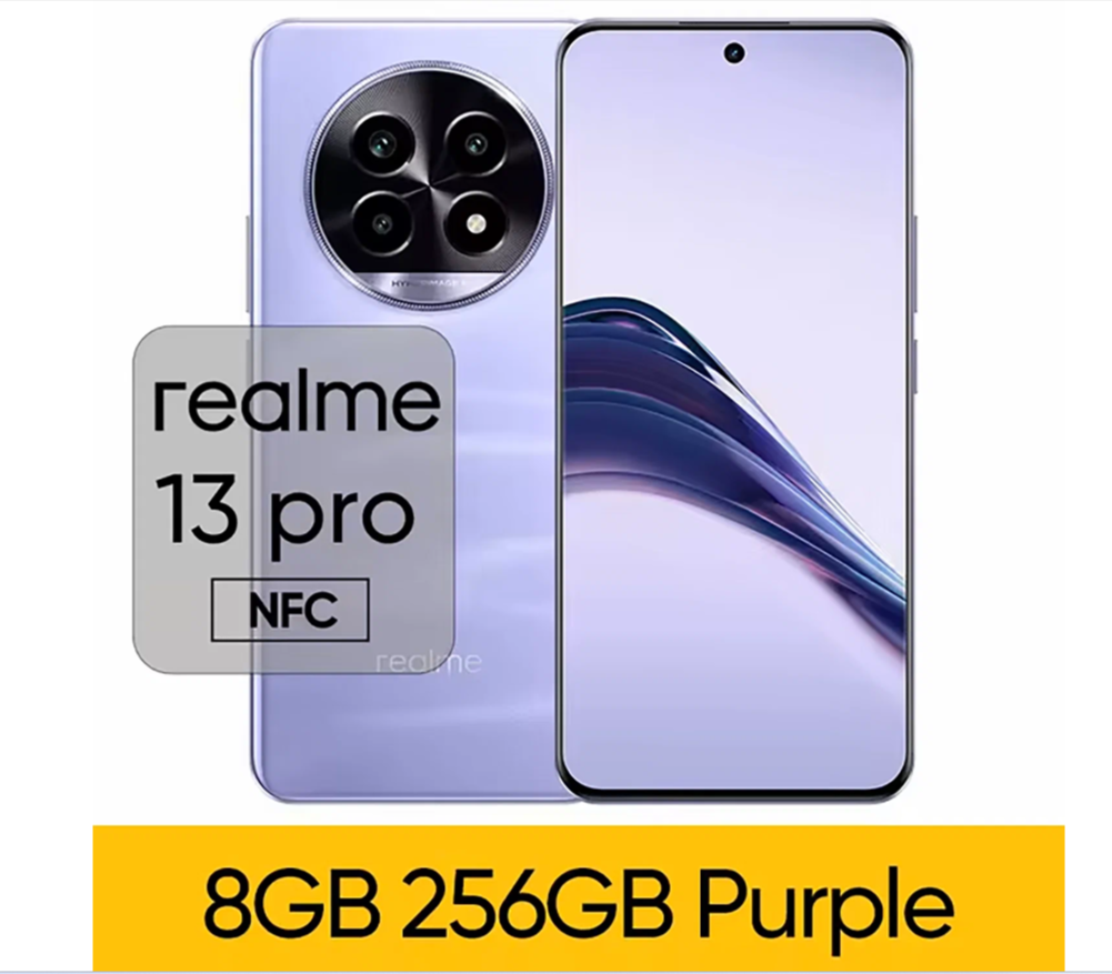 

Смартфон Realme 13 Pro 5G 8/256GB monet purple, 13 Pro 5G