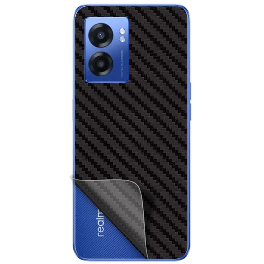 

Пленка защитная гидрогелевая Krutoff для Realme Q5i задняя сторона (карбон черный)