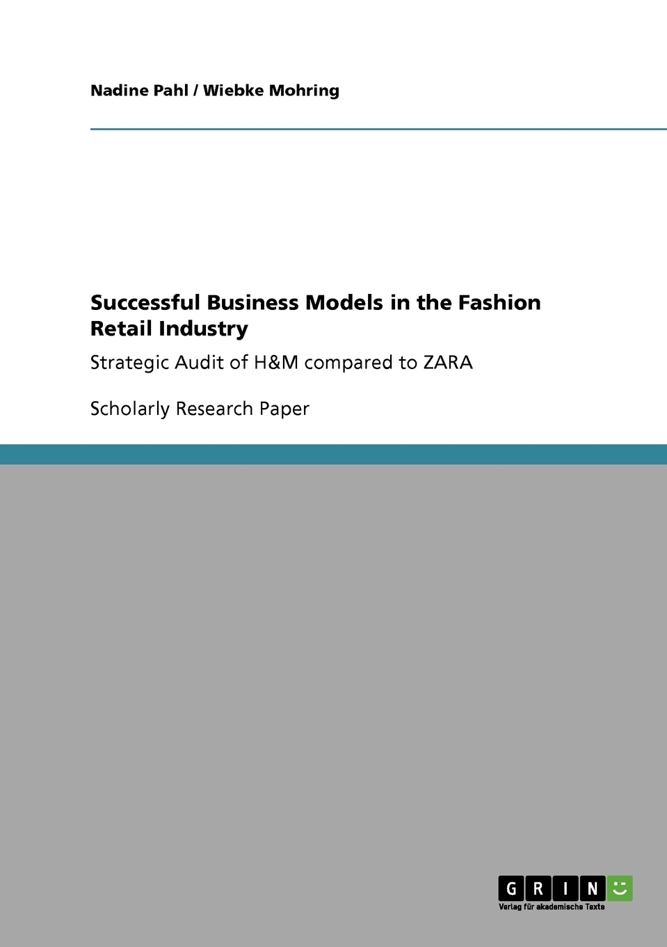 

Successful Business Models in the Fashion Retail Industry