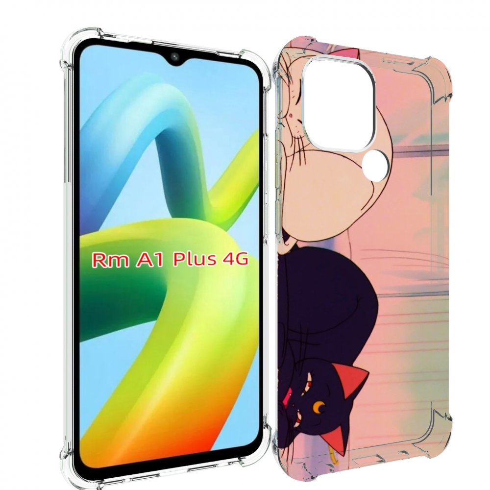

Чехол MyPads спящие коты для Xiaomi Redmi A1 Plus +, Прозрачный, Tocco