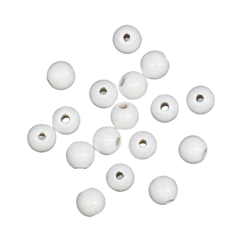 

Бусины деревянные Glorex 61653002 белый 8 мм 80 шт