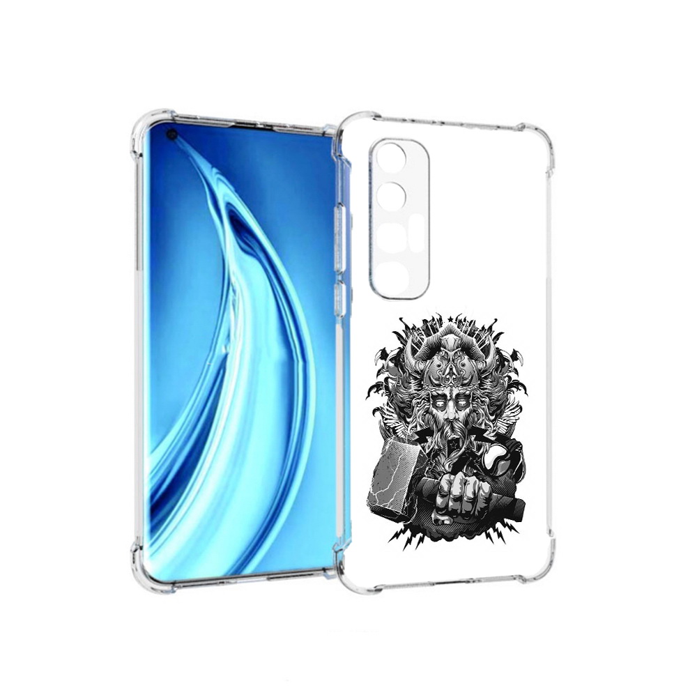 

Чехол MyPads Tocco для Xiaomi Mi 10S злой тор (PT226949.296.363), Прозрачный, Tocco