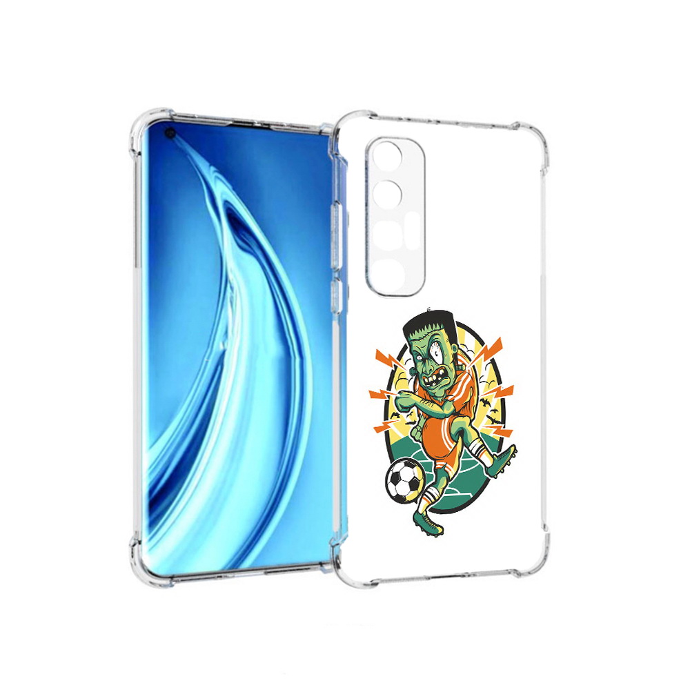 

Чехол MyPads Tocco для Xiaomi Mi 10S зомби футболист (PT226949.296.368), Прозрачный, Tocco