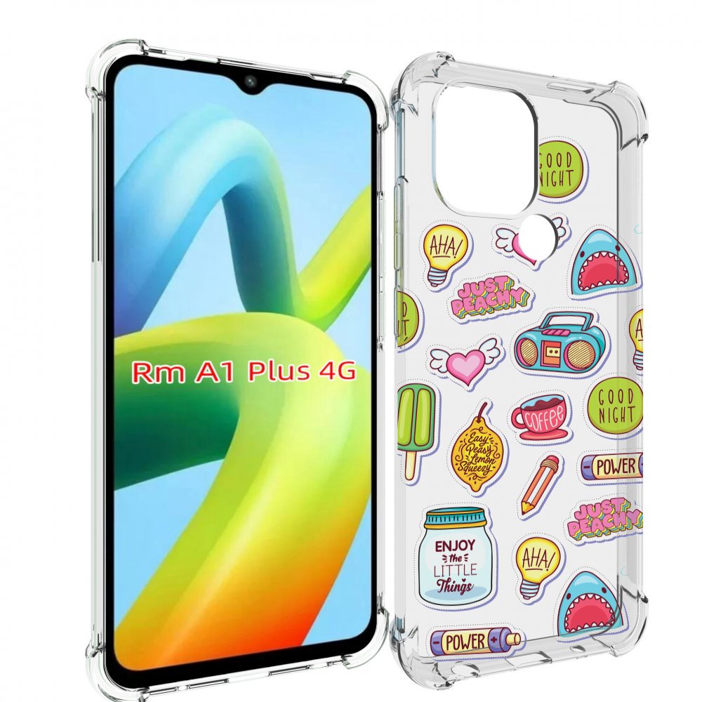 

Чехол MyPads стикер-пак для Xiaomi Redmi A1 Plus +, Прозрачный, Tocco