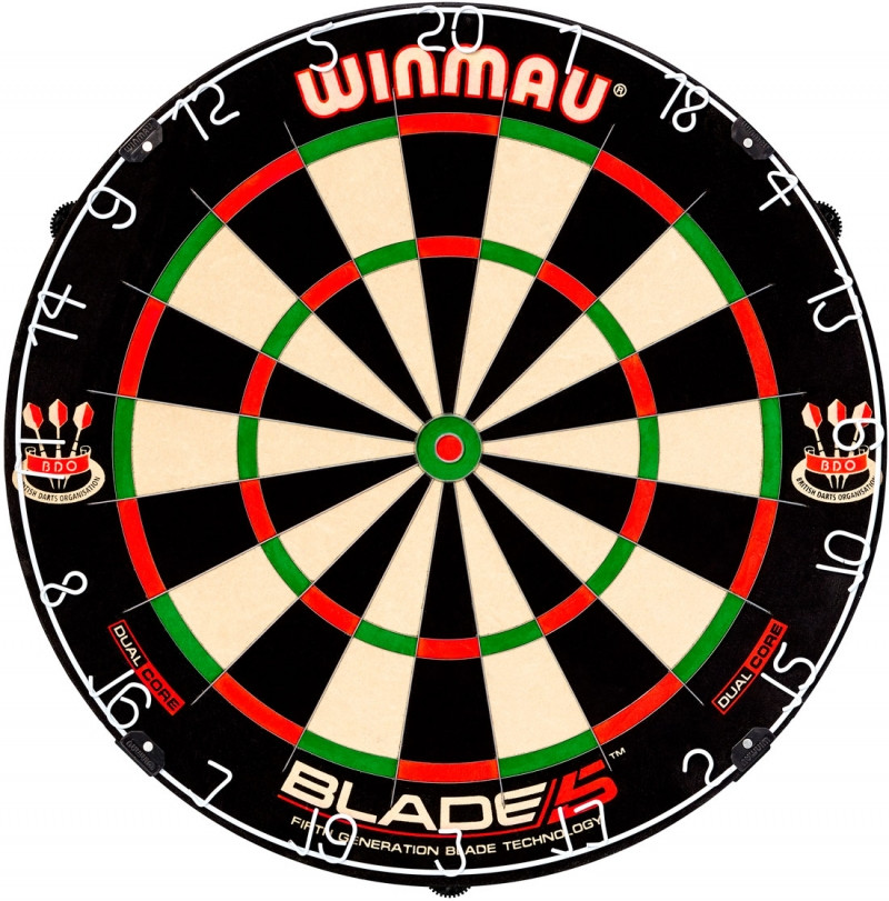 фото Мишень winmau blade 5 dual core (профессиональный уровень)