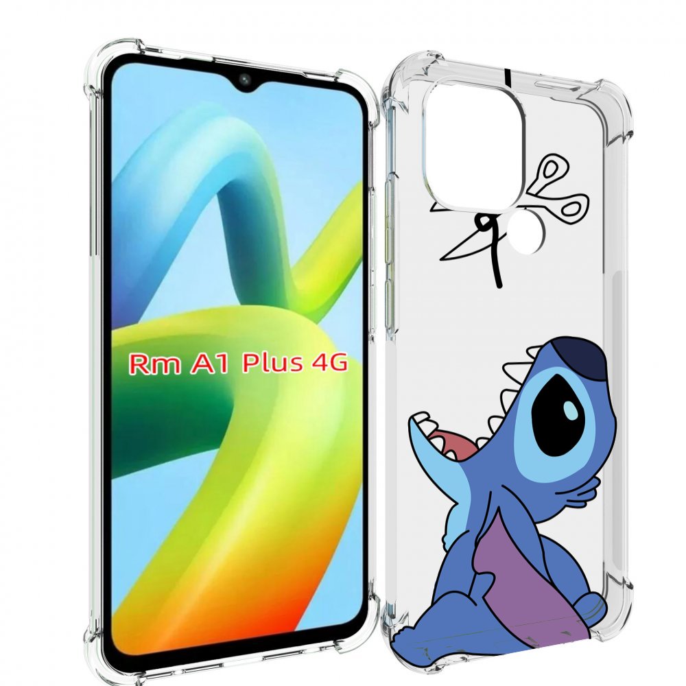 

Чехол MyPads стич-с-ножницами для Xiaomi Redmi A1 Plus +, Прозрачный, Tocco
