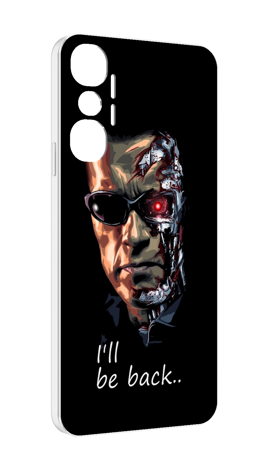 

Чехол MyPads Терминатор для Infinix Hot 20 4G, Прозрачный, Tocco