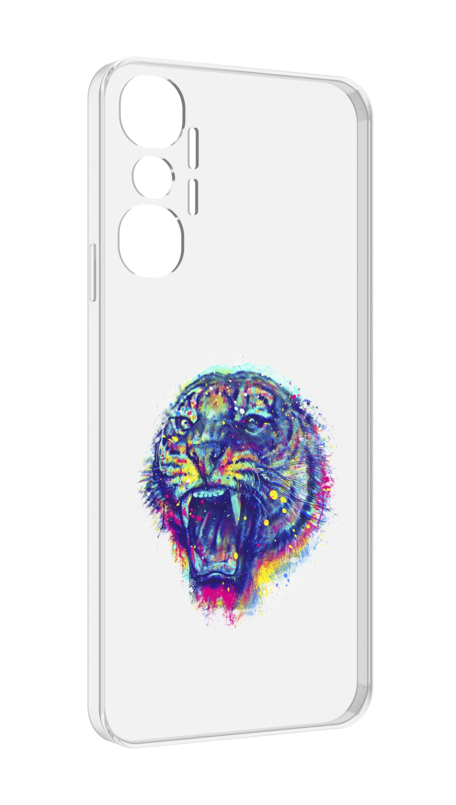 

Чехол MyPads Тигр 2 для Infinix Hot 20 4G, Прозрачный, Tocco