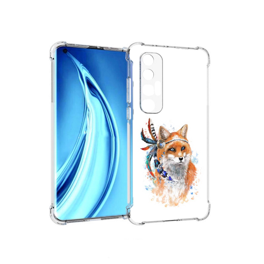 

Чехол MyPads Tocco для Xiaomi Mi 10S инду лиса (PT226949.296.377), Прозрачный, Tocco