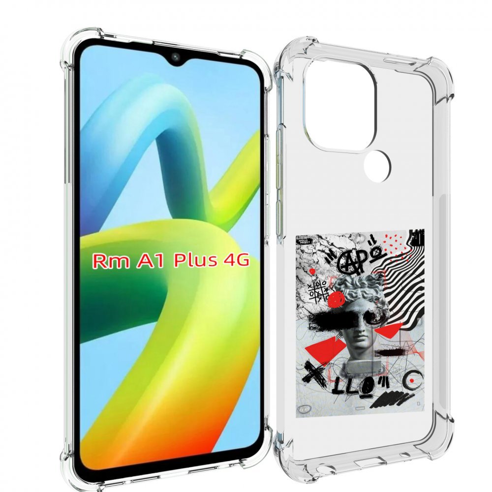 

Чехол MyPads стрит арт статуя для Xiaomi Redmi A1 Plus +, Прозрачный, Tocco
