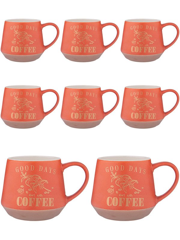 

Набор кружек 8 шт Lefard Coffemania 470 мл 260-744