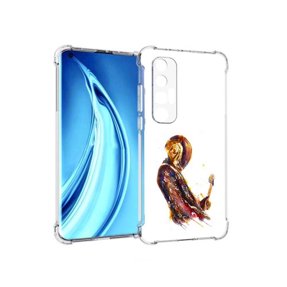 

Чехол MyPads Tocco для Xiaomi Mi 10S космо-музыкант (PT226949.296.393), Прозрачный, Tocco