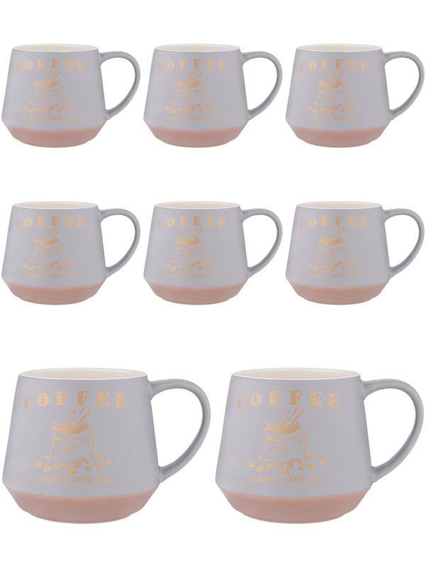 

Набор кружек 8 шт Lefard Coffemania 470 мл 260-746