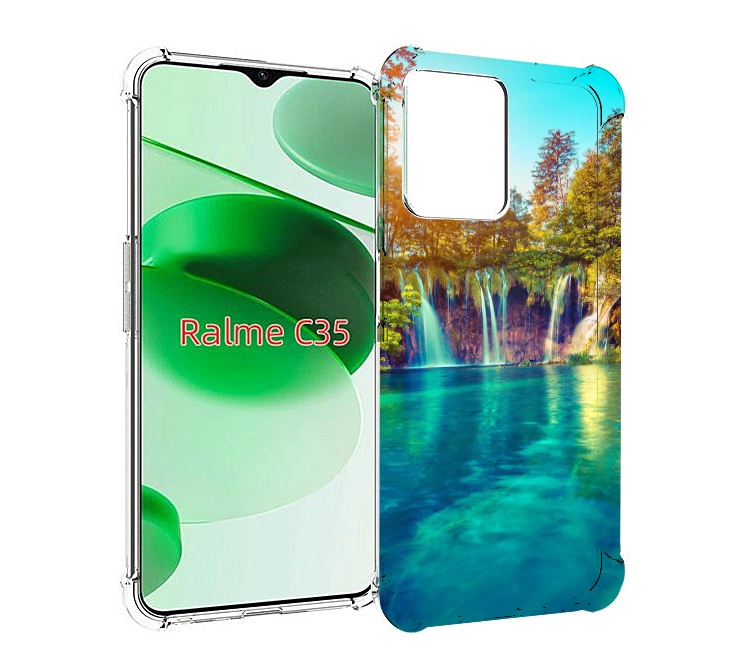 

Чехол MyPads Водапад-2 для Realme C35 / Narzo 50A Prime, Прозрачный, Tocco