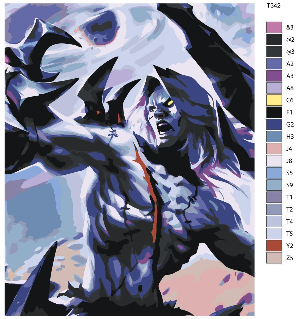 

Картина по номерам BRUSHES-PAINTS Т342, Mobile Legends: МОСКОВ