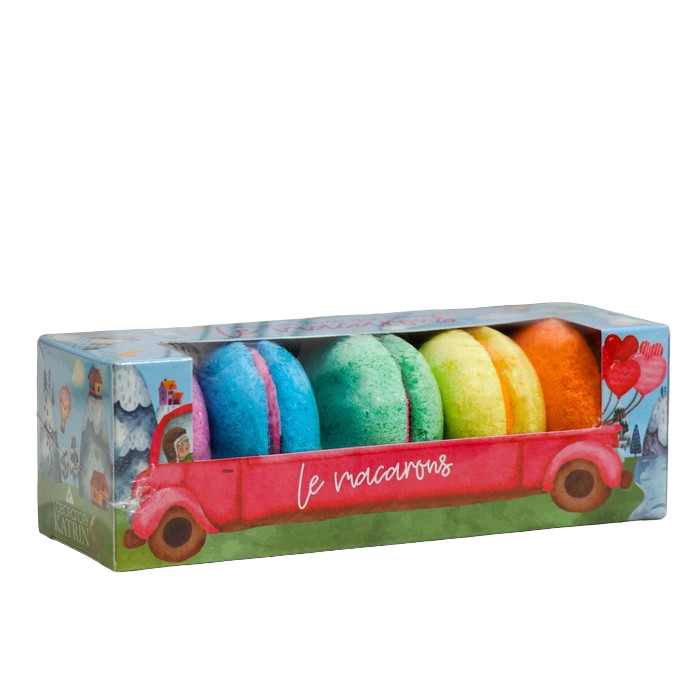 Набор бомбочек для ванн Le macarons, 250 г (5 шт)