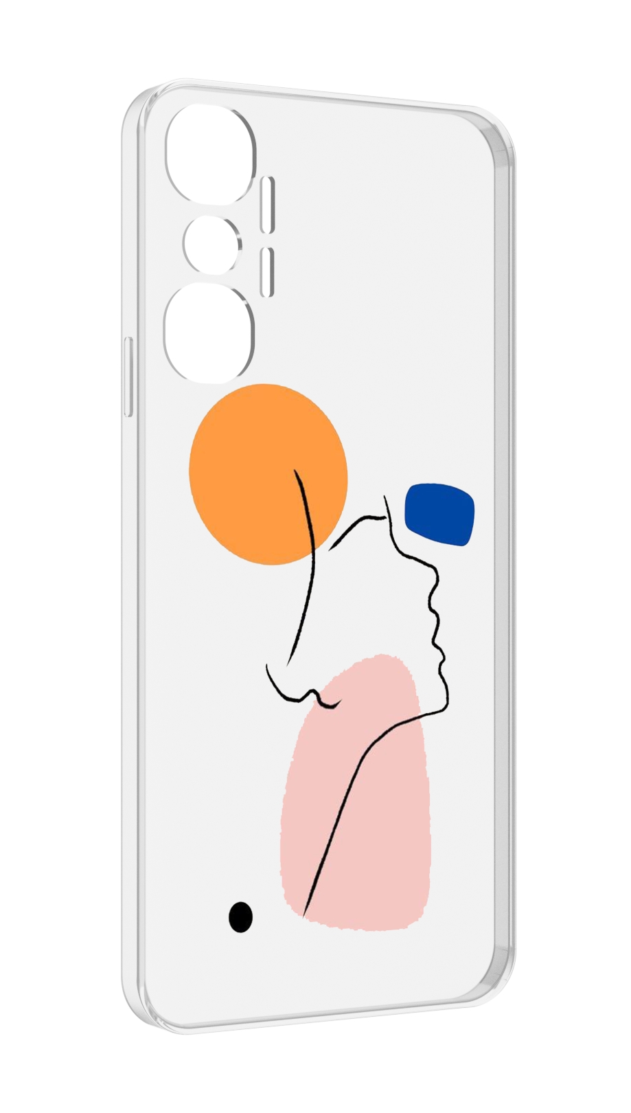 

Чехол MyPads абстракция девушки женский для Infinix Hot 20 4G, Прозрачный, Tocco